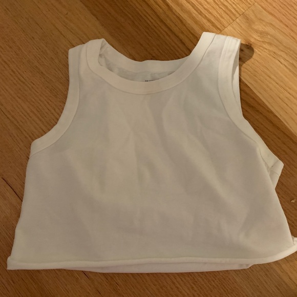 Cropped white Brandy Melville tank - Picture 2 of 3